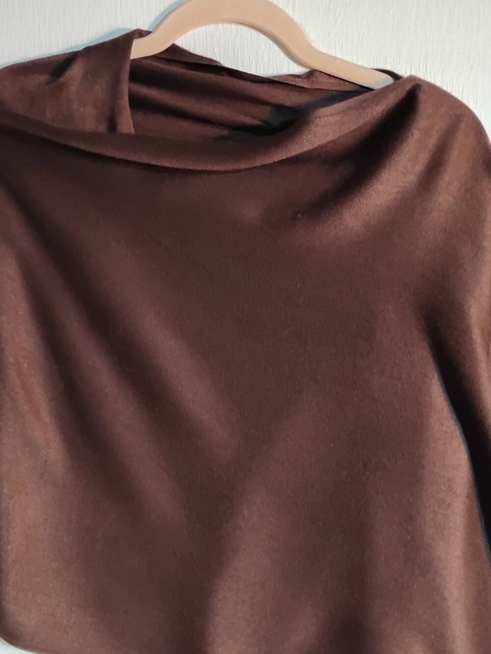 Chocolate Brown Pashmina Shawl by Jones New York